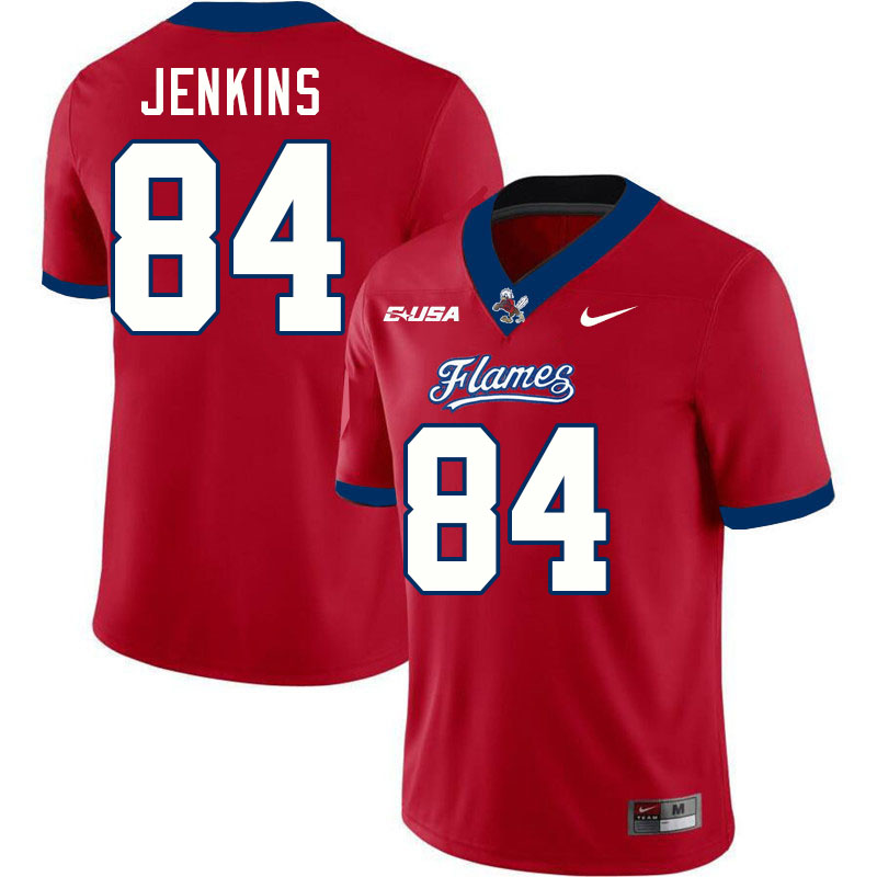 Liberty Flames #84 Jacob Jenkins College Football Jerseys Stitched-Red